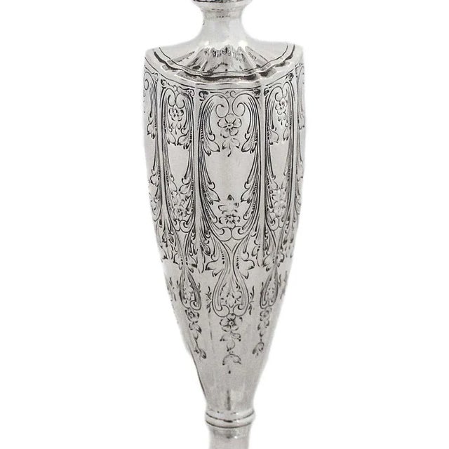 Sterling Silver Wm. Durgin Candlesticks - A Pair For Sale - Image 4 of 7