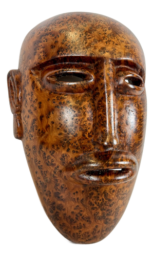 Folk Art Carved Wooden Mask, 20th Century