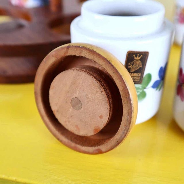 Ceramic Jars by Franco Pozzi, Set of 5 For Sale - Image 10 of 12