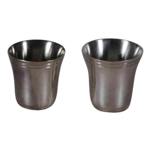 1970’s Vintage/New Old Stock Silverplate Whisky Tots/Liquor/Vodka Cups- Set of 6