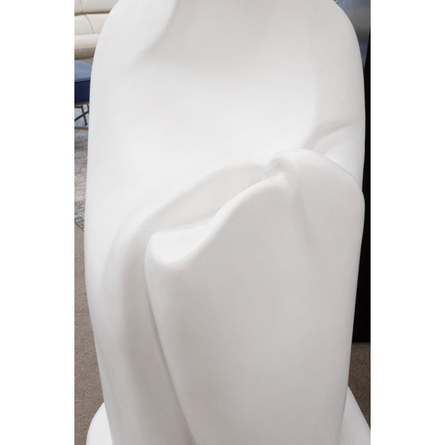 Richard Kozlow - Joseph, 1996 White Cast Resin Modern Sculpture 44" X 30" X 26.5 For Sale In Detroit - Image 6 of 9