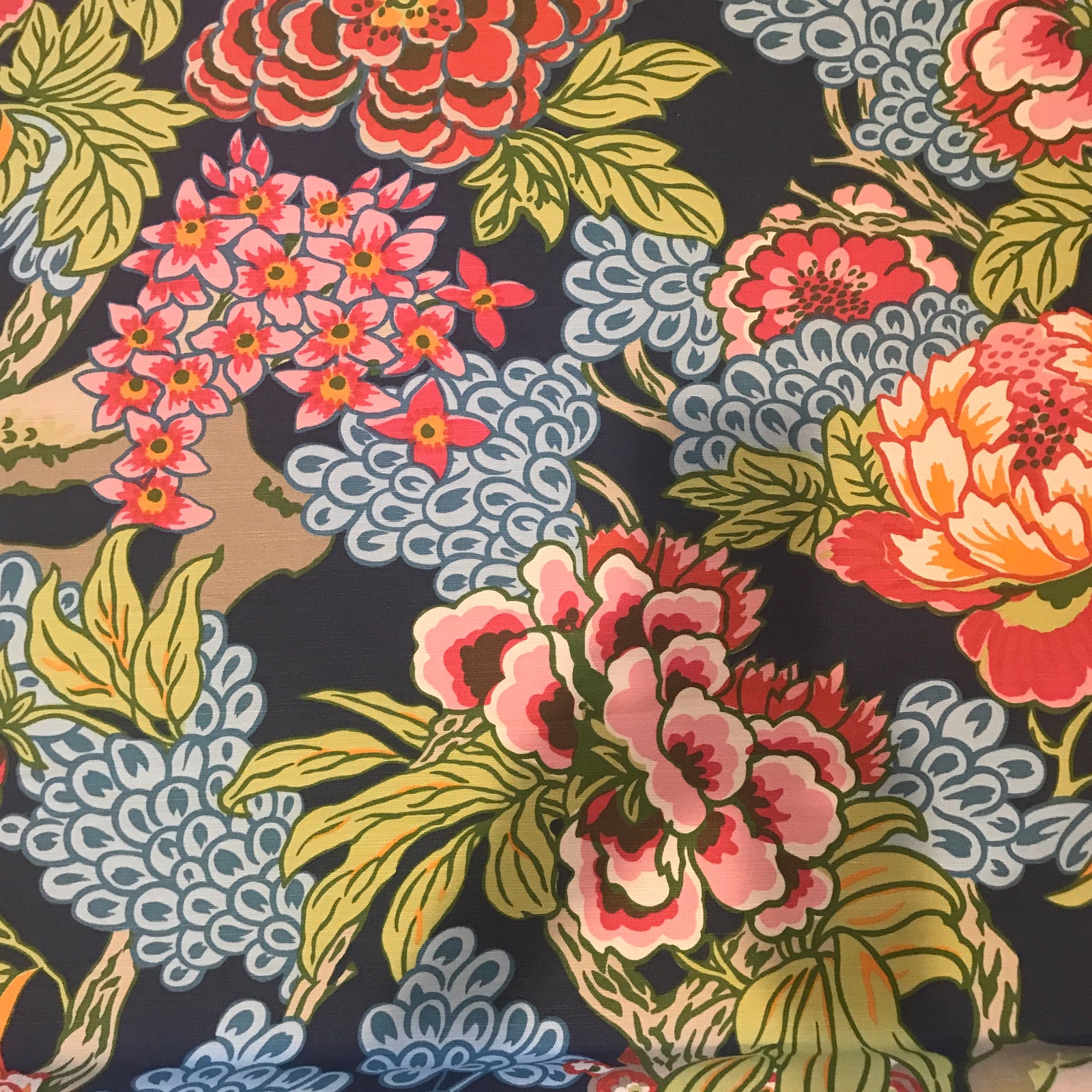 Thibaut Honshu Fabric 6 Yards Floral Chairish Thibaut wallpaper, fabrics & furniture. thibaut honshu fabric 6 yards floral
