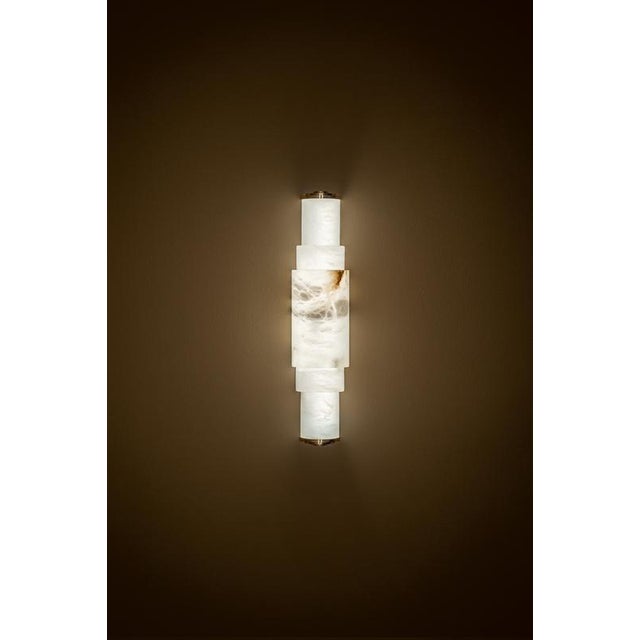 Contemporary Kavanagh WS Wall Lamp by United Alabaster For Sale - Image 3 of 6