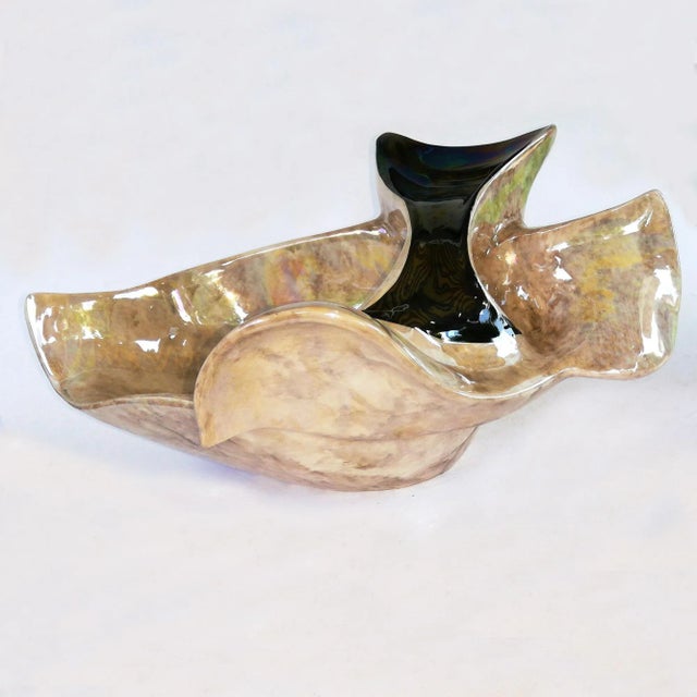 Ceramic Centrepiece from G.C. Italy, 1950s For Sale - Image 9 of 10