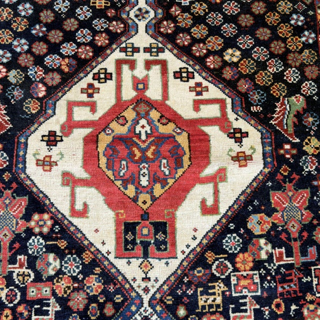 Kaskay Afshary Geometric Medallions Runner For Sale - Image 5 of 9