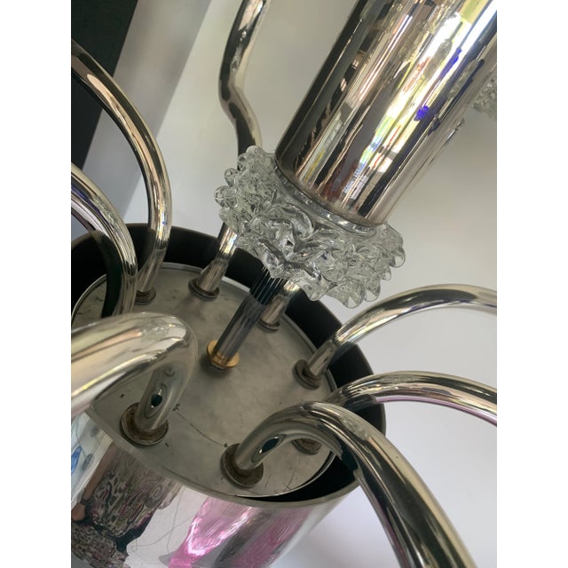 Contemporary Chandelier in Murano Glass With "Rostrato" Cup For Sale - Image 12 of 13