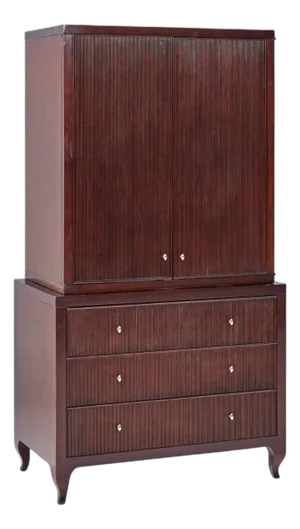 Barbara Barry for Baker Furniture Mahogany Armoire