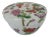 Round Chinoiserie Porcelain Box With Flowers For Sale