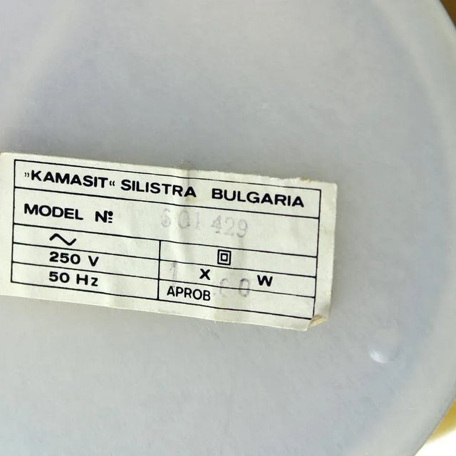 Table Lamps in Cream Opaline & Chrome, Bulgaria, 1960s, Set of 2 For Sale - Image 13 of 13