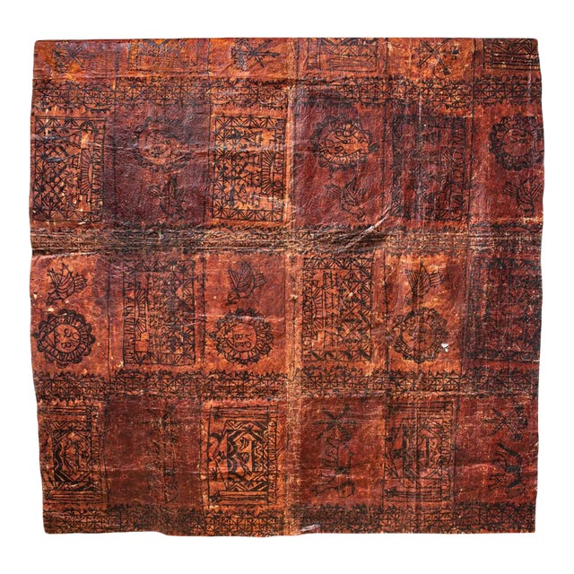 20th Century Tahitian Bark Cloth For Sale