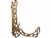 Ornate Reticulated Solid Brass Easel Use to Display a Decorative Plate, Painting, or Framed Photograph