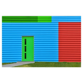John C. Magee, Metal Multi Colored Building, Photographic Paper For Sale