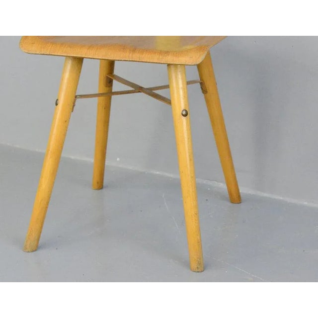 Industrial Work Stool from Ama, 1930s For Sale - Image 4 of 10