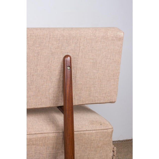 Large Scandinavian Daybed in Teak and New Fabric, 1960s For Sale - Image 4 of 18