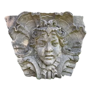 Antique Carved Stone Venus Architectural Garden Ornament