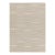 Rug & Kilim’s Contemporary Kilim, Beige and Taupe With Textural White Stripes For Sale