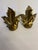 Mid-Century Modern Vintage Brass Maple Leaves Bookends - A Pair For Sale - Image 3 of 5