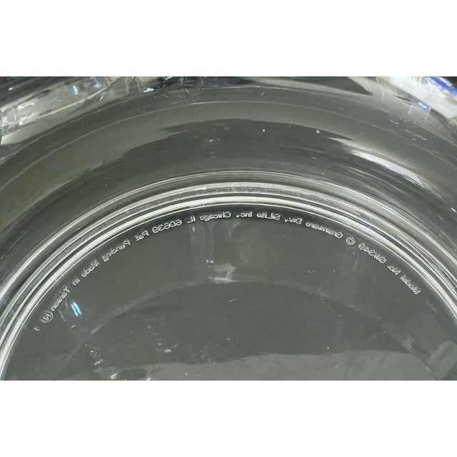 Transparent Vintage Lucite William Bounds Grainware Regal Large 12” Serving Salad Bowl MCM For Sale - Image 8 of 8