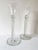 Kosta Boda 1960s Mid-Century Modern Air Twist Glass Candlesticks, a Pair For Sale - Image 4 of 11