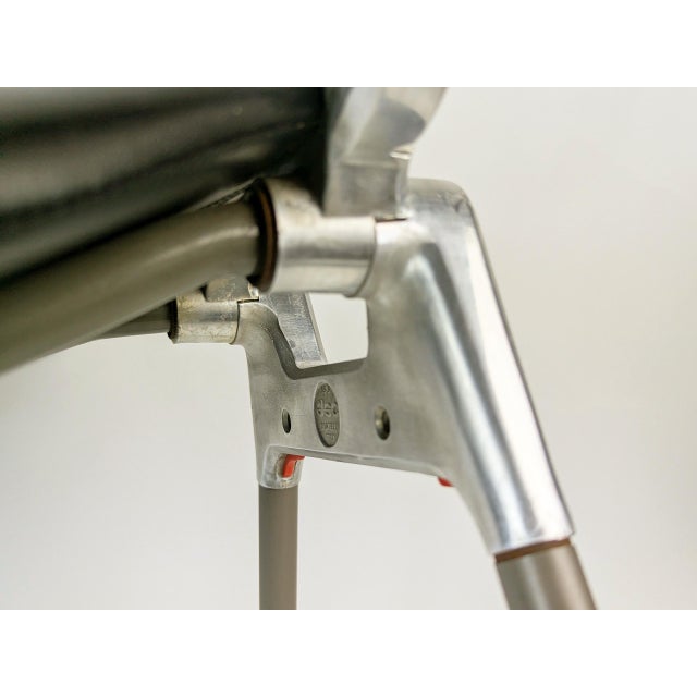 Black Skai and Aluminum DSC 106 Chair by Anonima Castelli from Castelli / Anonima Castelli. 1970s For Sale - Image 9 of 14