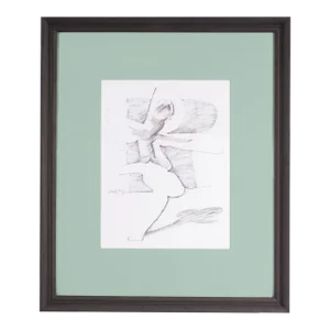 2012 Signed Abstract Graphite Drawing by James L. Bruch