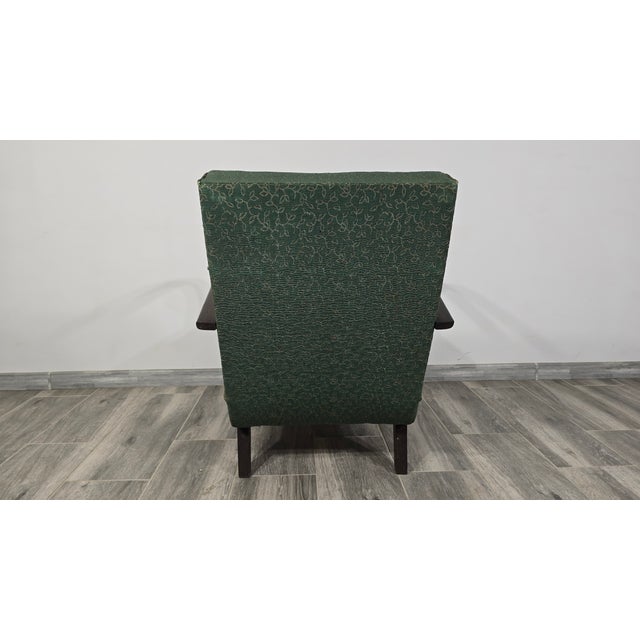 Art Deco Lounge Chair by Jindrich Halabala For Sale - Image 9 of 10