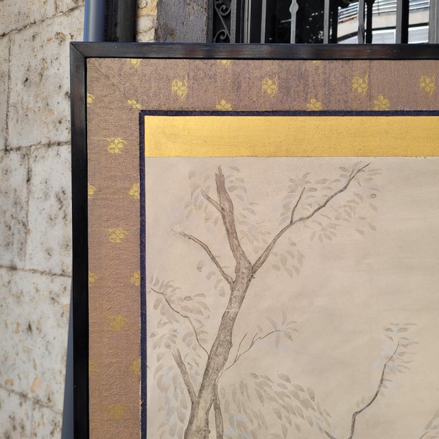 Edo Period Kano School Byôbu Screen with Wild Horses, Japan, 19th Century For Sale - Image 9 of 18