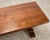 Country French Provincial Oak Double Trestle Dining Table 7 Ft For Sale - Image 14 of 18