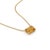 Contemporary Dainty Citrine Bar Chain Necklace, November Birthstone Necklace For Sale - Image 3 of 4