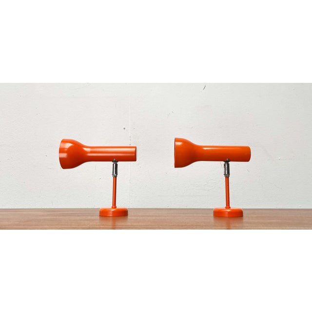 Mid-Century Modern Mid-Century Modern Space Age Wall Lamps Sconces by SLZ Team for Swiss Lamps International, 1960s, Set of 2 For Sale - Image 3 of 18