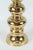 Large Chinese Polished Brass Candlesticks - a Pair For Sale - Image 4 of 10