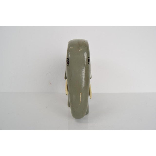 Art Deco Sculpture Wood Elephant, 1930s For Sale - Image 9 of 16