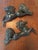 Vintage Midcentury Ceramic Black Pegasus Horses Wall Decor Pair For Sale In Los Angeles - Image 6 of 9