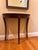 1990s Vintage Ethan Allen Federal Style Demilune Console Table With Cherrywood Finish and Brass Accents For Sale - Image 5 of 6