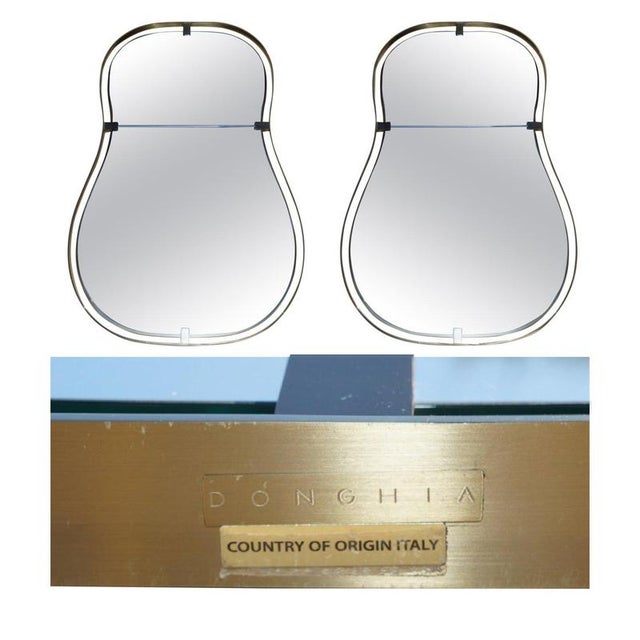 Anjou Mirrors in Polished Brass and Glass from Donghia, Set of 2 For Sale - Image 16 of 16