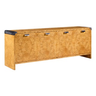 Pace Mid Century Burlwood Credenza For Sale