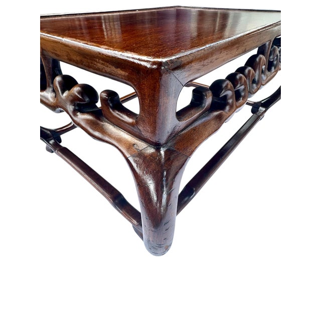 19th Century 19th Century Chinese Huali Kang Small Low Table For Sale - Image 5 of 12