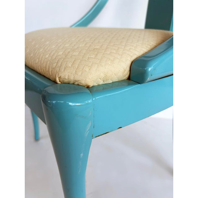 Paco Capdell for Sillerias Alacuas Spanish Lacquered Chairs, 1990s, Set of 4 For Sale - Image 11 of 16