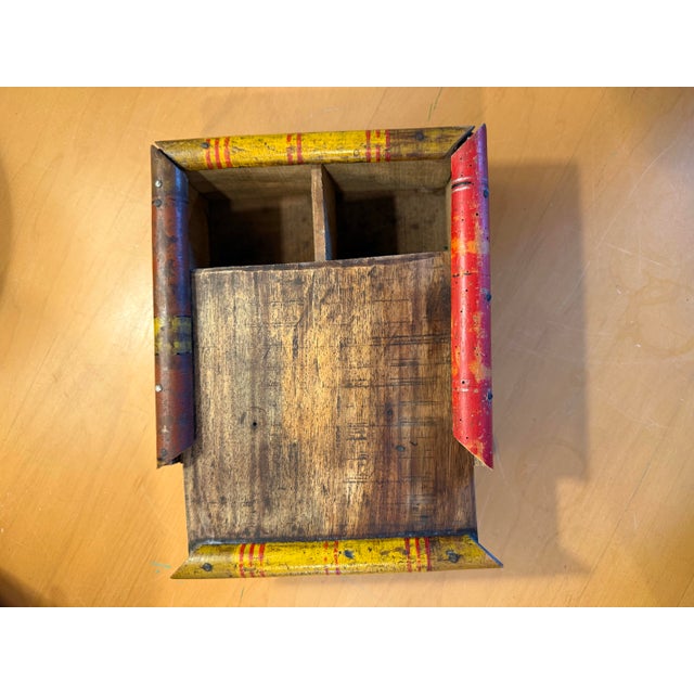Add a layer of storied history to your interior space with this striking 19th-century primitive tribal spice box (Masala...