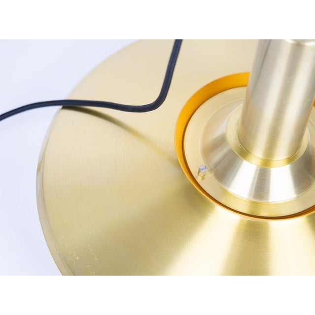 Gold Vintage Swedish Trava Pendant Lamp attributed to Carl Thore for Granhaga Metallindustri, 1960s For Sale - Image 8 of 12