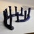 Indigo Blue Ceramic Candleholder Set, Set of 2 For Sale - Image 15 of 15