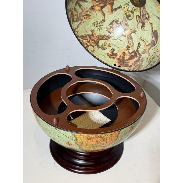Globe Bar Cabinet with Hidden Drinks Storage from Zoffoli For Sale - Image 4 of 6