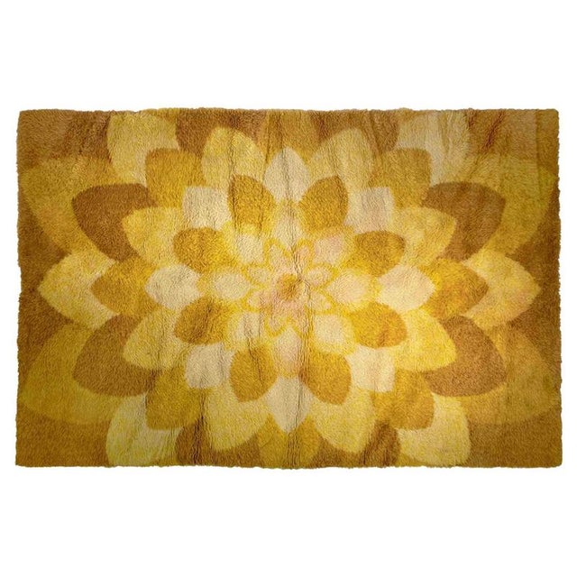 1970s Vintage Space Age Tapestry by Hockflor, Italy, 1970s For Sale - Image 5 of 5