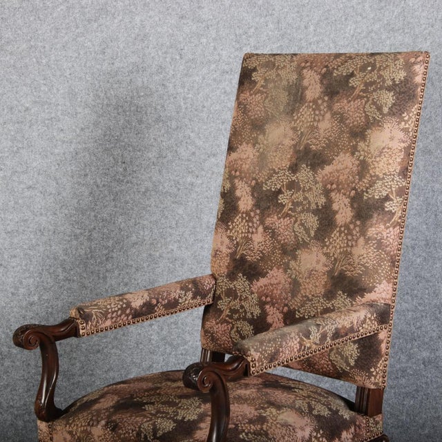 Antique Baroque Chair with Carving, 1880 For Sale - Image 12 of 18
