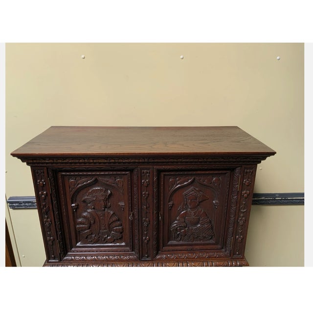 Antique Neo-Gothic Silver Cabinet, 1890 For Sale - Image 11 of 12