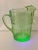 Green depression glass is beautiful by itself, but when it is made of so-called uranium glass it is truly stunning. The...