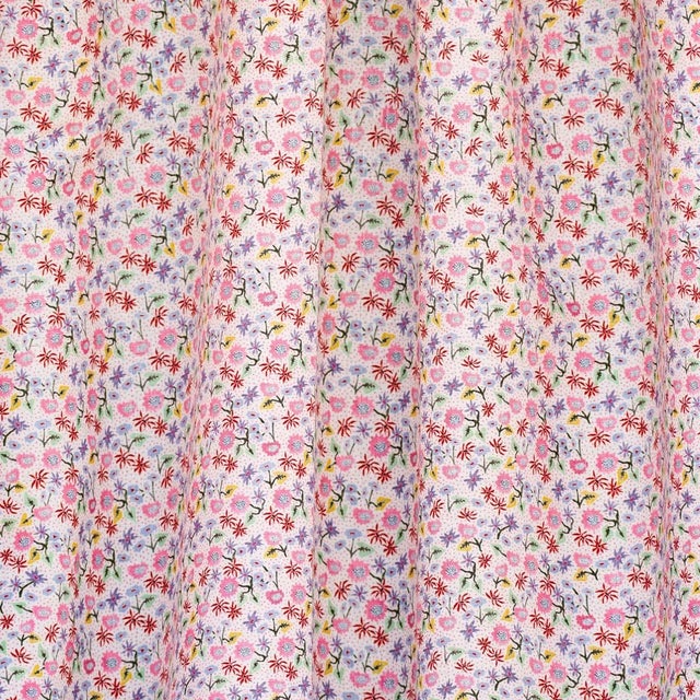 Happy Menocal Sample - Schumacher x Happy Menocal Calico Fabric In Sprezzatura For Sale - Image 4 of 5
