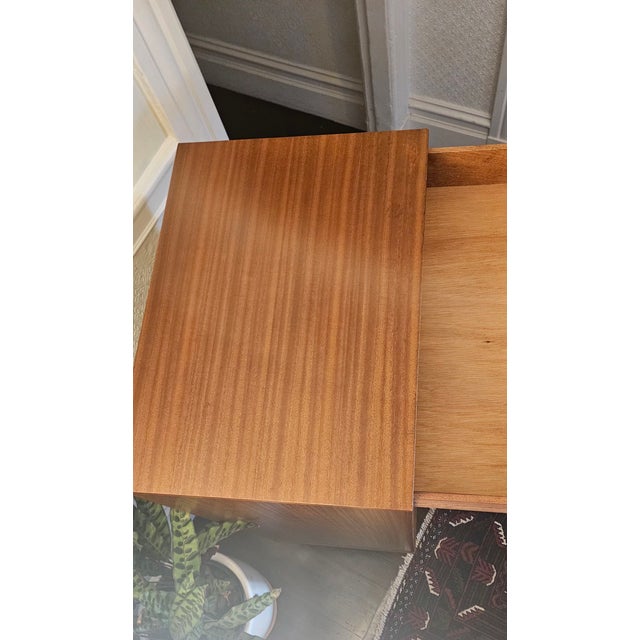 Beautiful vintage/MCM Avalon tall chest of drawers in warm teak, from the 1960s UK. This classic Mid-Century Modern design...