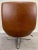 1970s Swedish Mid Century Modern Brown Faux Leather Lounge Chair & Ottoman For Sale - Image 5 of 12