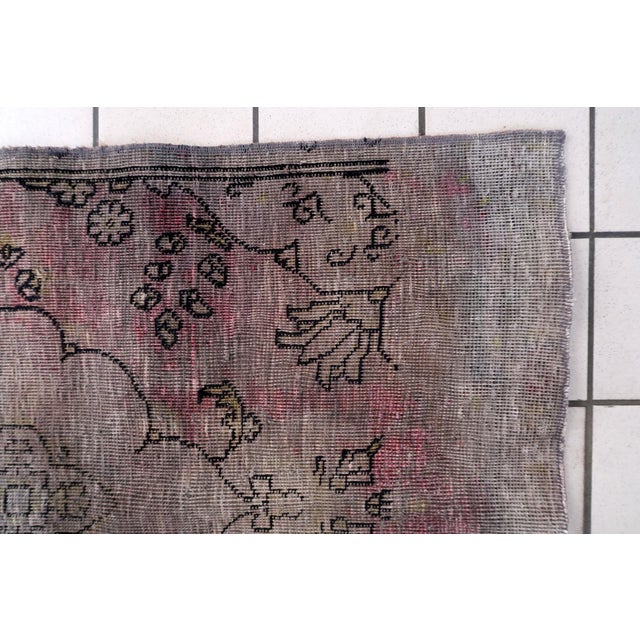 1940s, Vintage Turkish Anatolian Fragment Rug 2'11" X 4' For Sale - Image 9 of 10